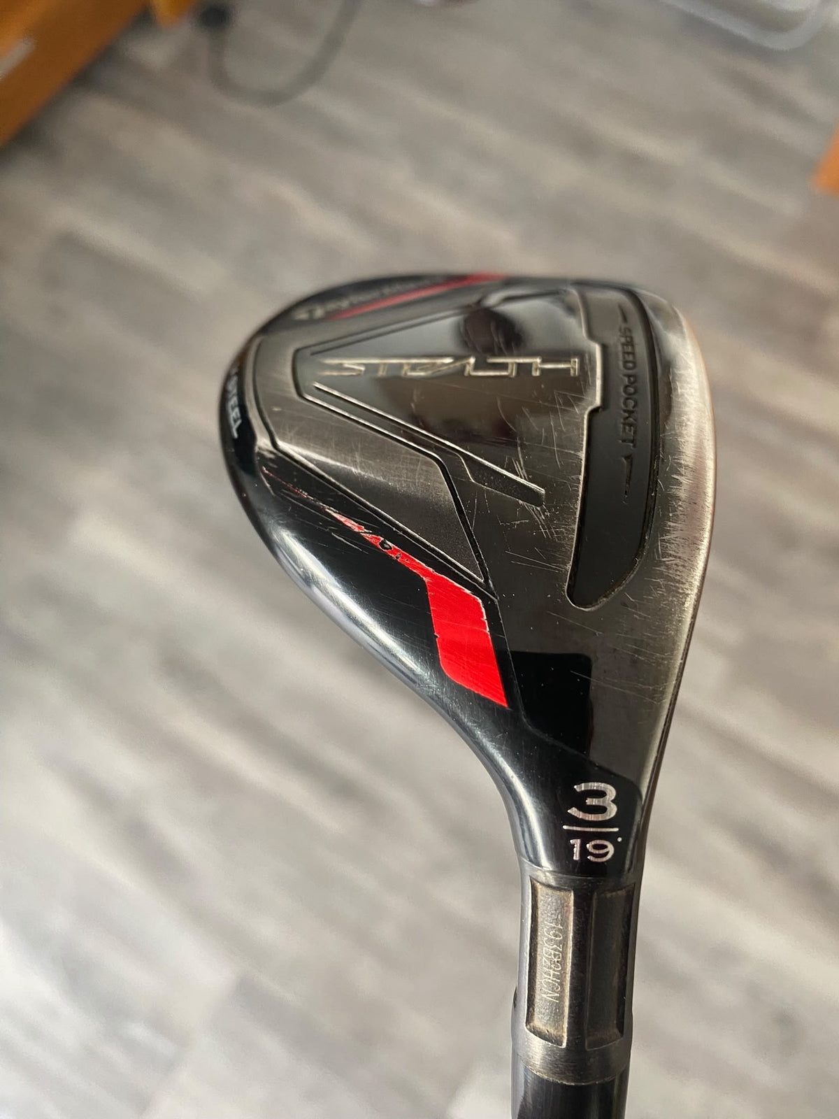 TaylorMade Stealth 19 degree 3 hybrid with matching head cover