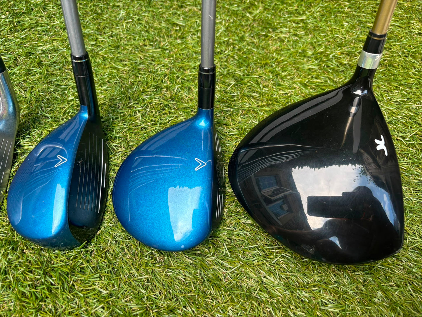Cobra 3100 I/H Ladies Graphite Irons, Callaway Solaire Woods & RAM Force Cart Bag