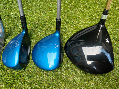 Cobra 3100 I/H Ladies Graphite Irons, Callaway Solaire Woods & RAM Force Cart Bag