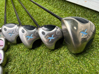 Ladies Golf Set – Callaway Big Bertha Irons, Callaway X Woods (Driver, 3, 5 & 7), HEXSERT HM-1 Putter & Cart Bag