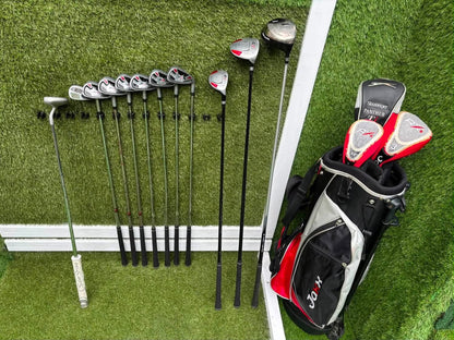 Jaxx RX II Complete Golf Set – Slazenger Panther Ti Driver, Woods, Wedge, Putter & Stand Bag