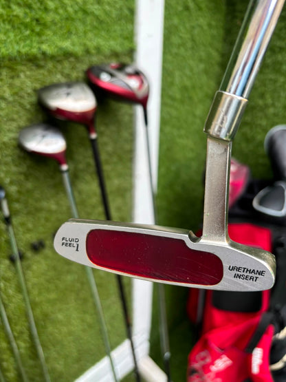 Wilson ProStaff Oversize Irons, Wilson Staff D300 Driver, Wilson Deep Red Woods & Wilson Stand Bag
