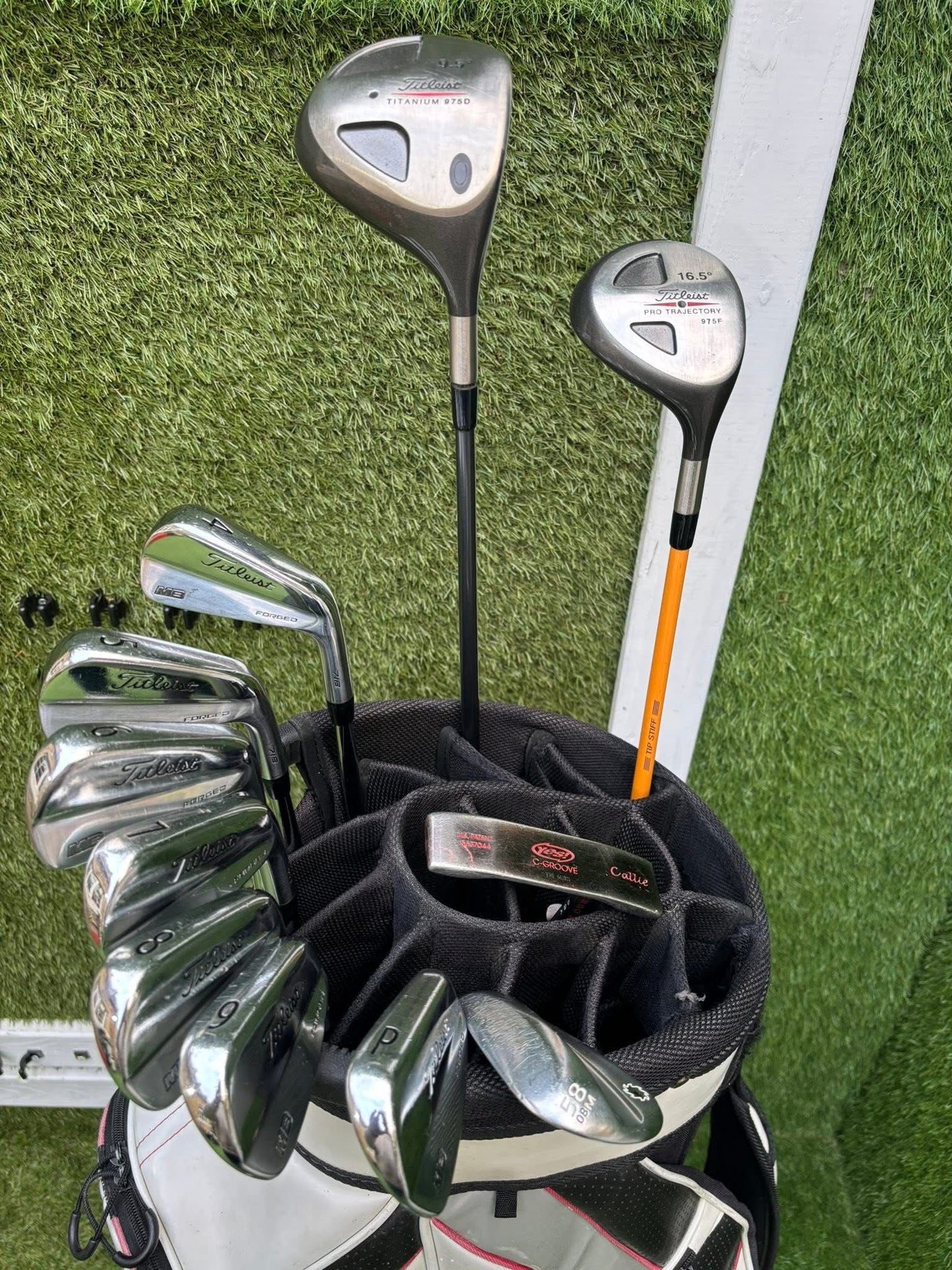Titleist MB Forged 690 Full Golf Set + Vokey SM7 + Yes! Callie Putter + Motocaddy Leather Cart Bag £524.00