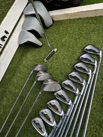 Donnay Pro One Full Golf Set + PowaKaddy Cart Bag (13 Clubs) – Fantastic Like New Condition Just £194.00 Delivered