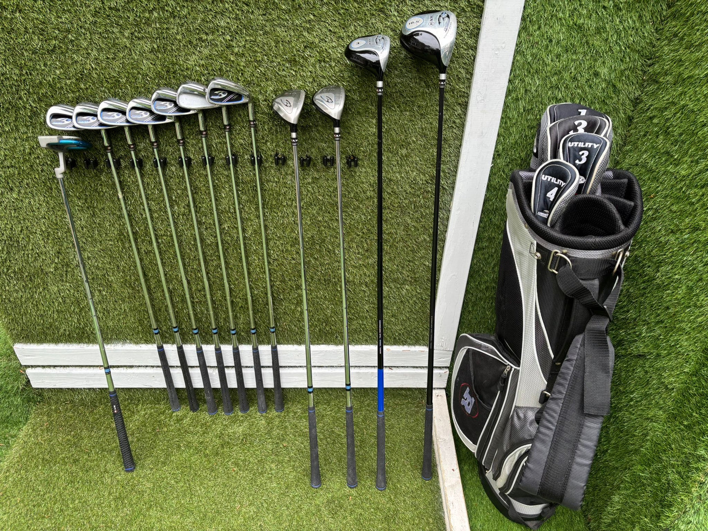 RAM Concept SG Full Golf Set 5–SW + 460cc Driver, Hybrids, Putter & Cart Bag