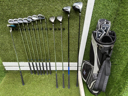 RAM Concept SG Full Golf Set 5–SW + 460cc Driver, Hybrids, Putter & Cart Bag