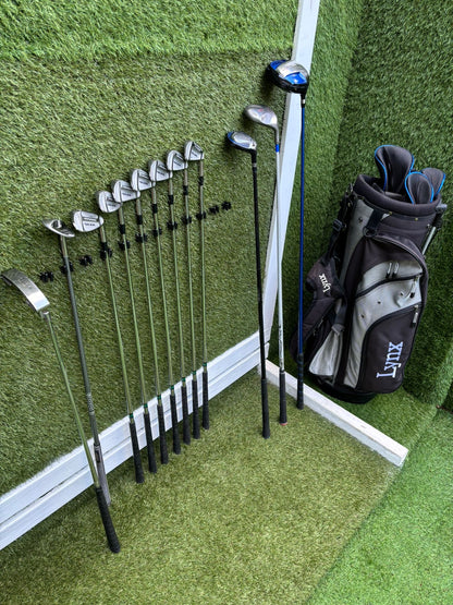 Jack Nicklaus Bear Iron Set + John Letters Driver + Woods + Bag – Full Starter Setup