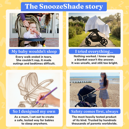 SnoozeShade Original: sun and sleep shade for carrycots, prams and bassinets