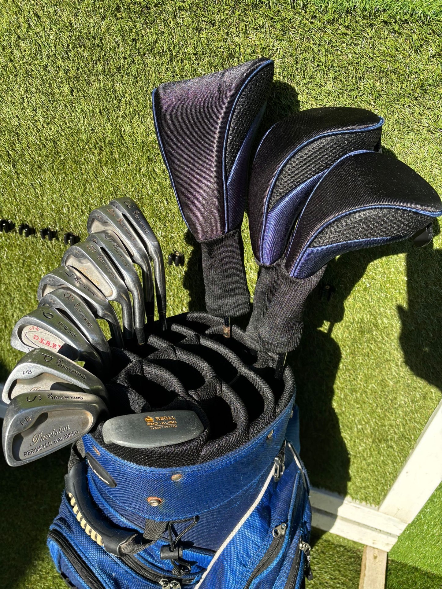 Browning 3–SW Irons + Cobra Driver + Dunlop 3 & 5 Wood + Ben Sayers Bag – 13 Clubs
