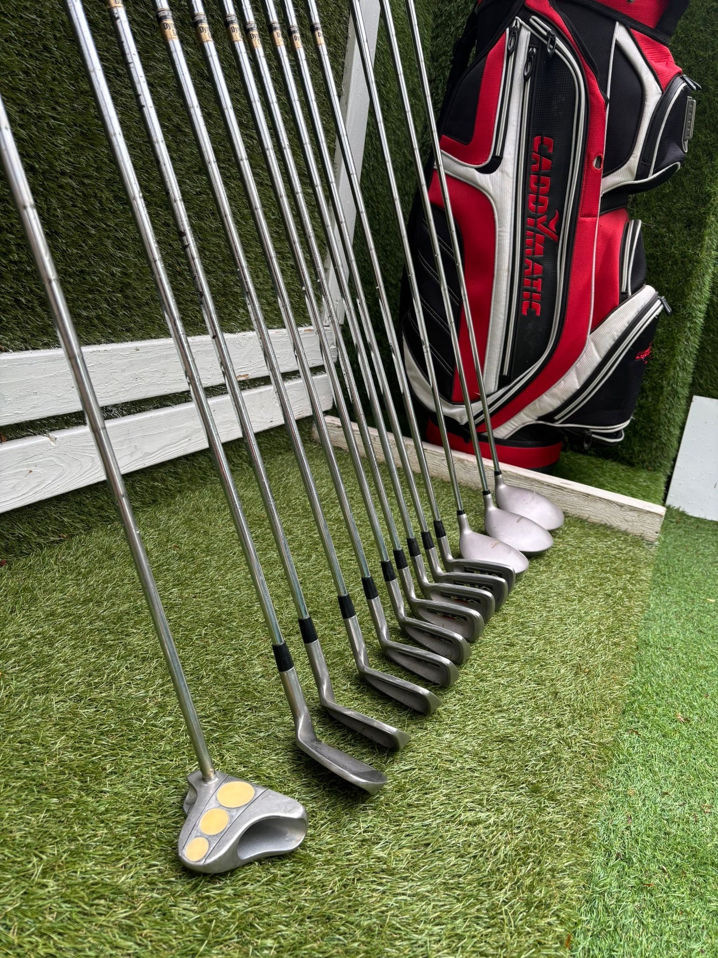 Maxfli VHL Irons 3-SW + Howson Woods + Cart Bag Golf Set