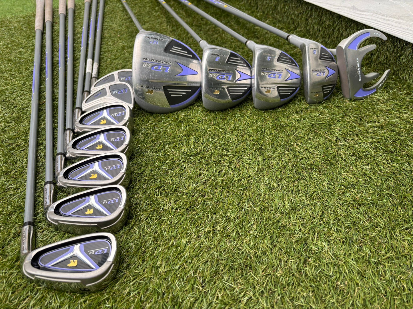 Ladies Golden Bear LD 5.0 Full Golf Set (6–PW + 3 Wedges + Driver + Woods + Hybrid + Bag)