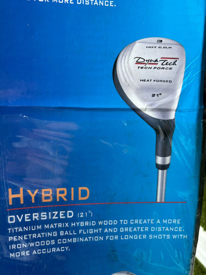 Dyna-Tech Tech Force Complete Golf Club Set 5–SW + Driver, Bag