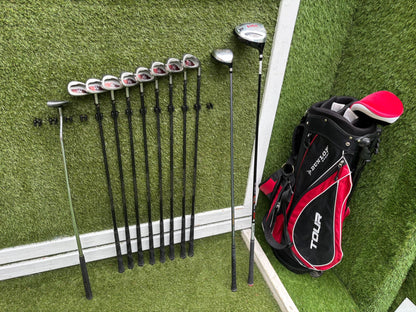 RAM X Concept Graphite Irons, Cobra SS 5 Wood & Dunlop Stand Bag Golf Set