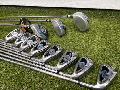 Dunlop MPX Golf Set with Matching MX II Woods, Confidence HC7 Putter & Dunlop Stand Bag
