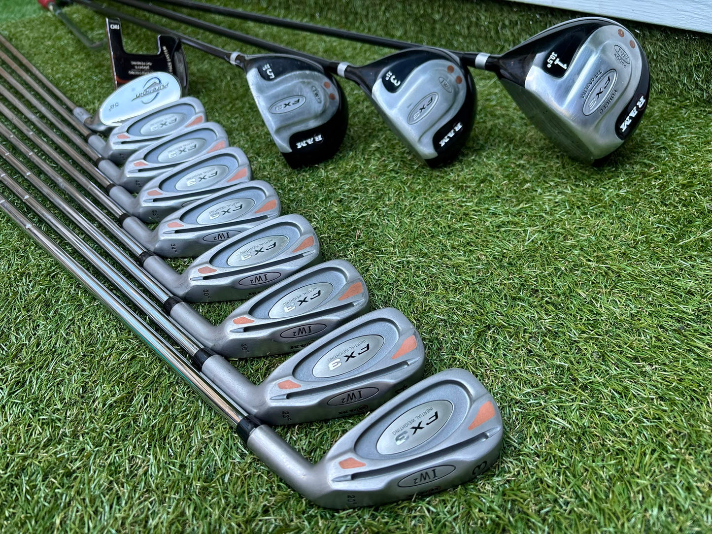 RAM FX3 Complete Golf Package  MD Players Putter & Wilson Stand Bag
