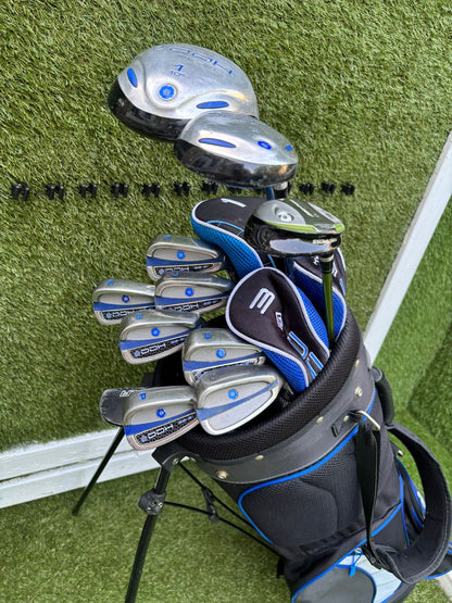 Dunlop DDH SB-21 Golf Set with Benross Hybrid & Stand Bag - Free DPD Delivery