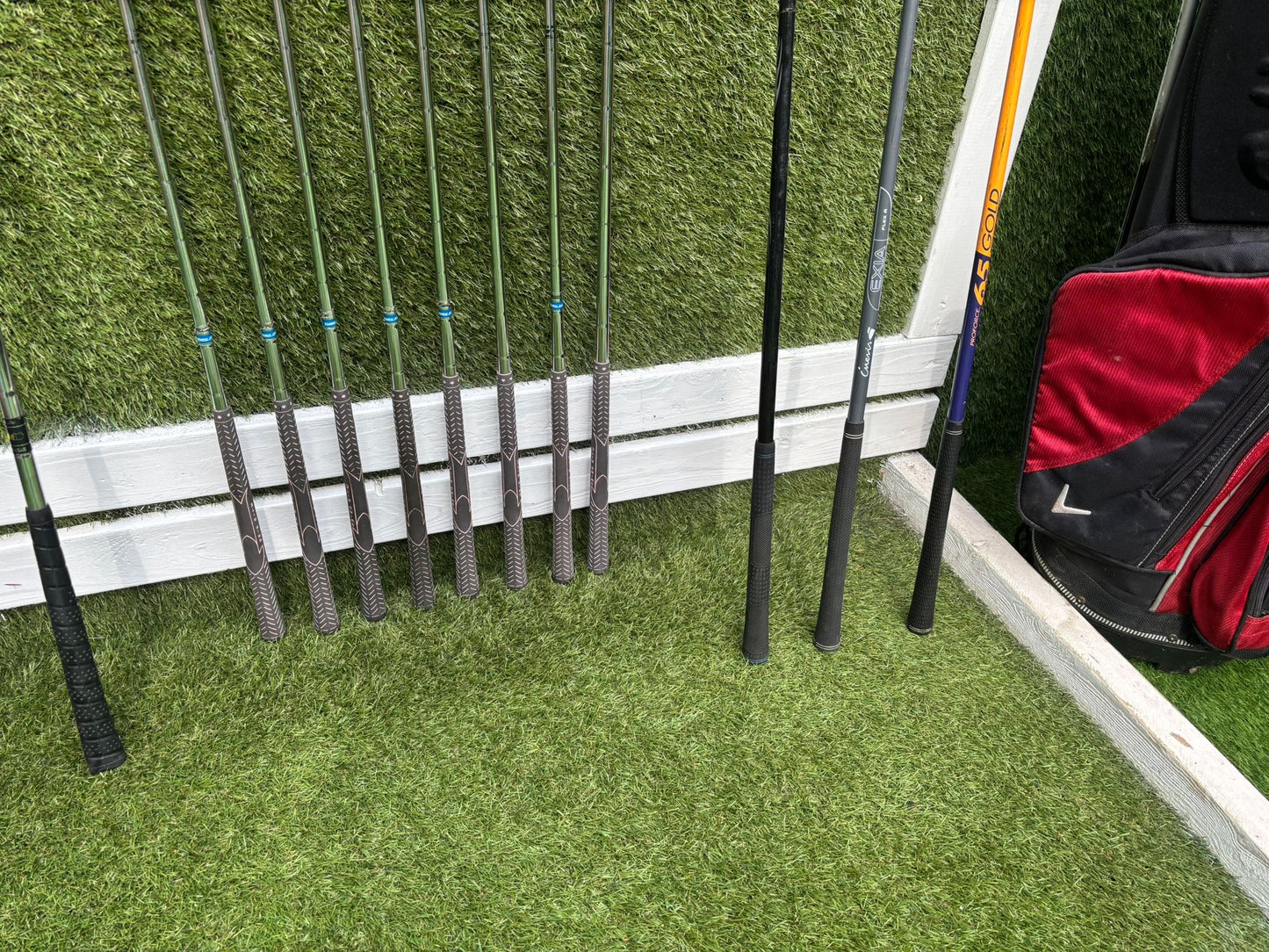 Golf Set – EEE 3ZZZ Irons + Callaway ERC Driver + Hybrid + 5 Wood + Callaway Stand Bag