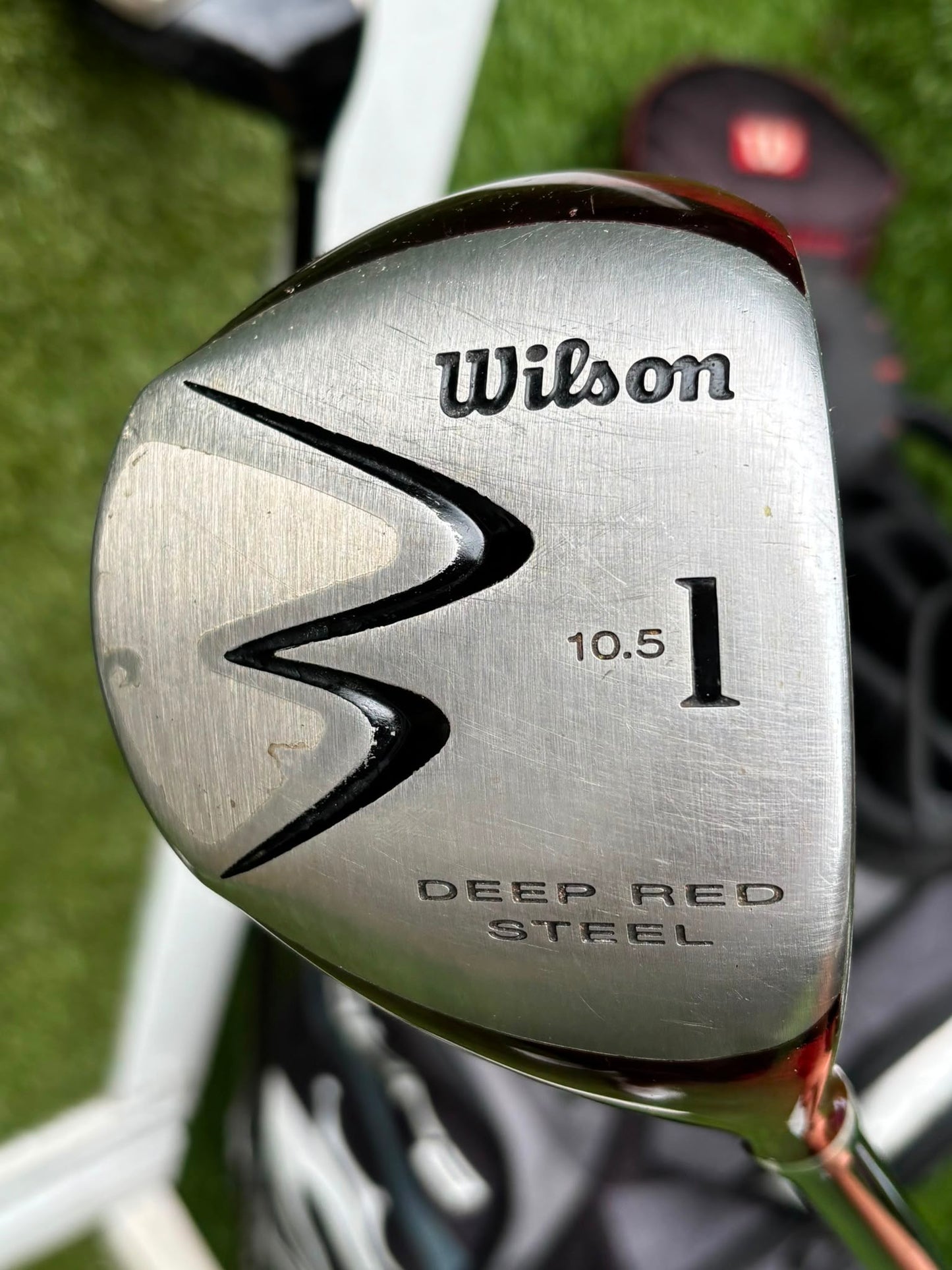 Wilson FatShaft Irons, Wilson Deep Red Driver, Wilson Deep Red 1 Wood, Benross MDX Tribe Putter & Cobra Cart Bag