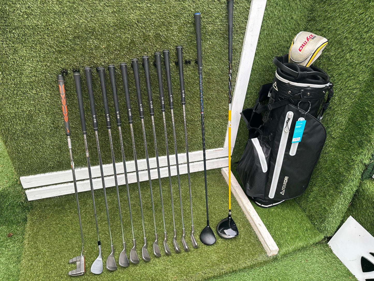 PING G5 Irons, Callaway XR 5 Wood, Nike SQ Dymo Driver, Vokey Wedge & Brand New Waterproof Stand Bag Golf Set