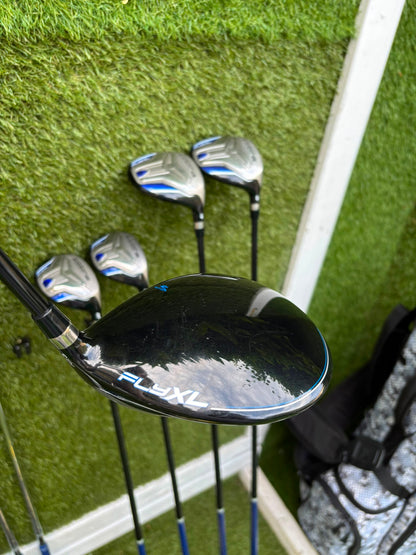 Cobra FLY-XL Complete Golf Set, Matching Woods, Hybrids, Irons & Cobra Ultralight Pro Stand Bag