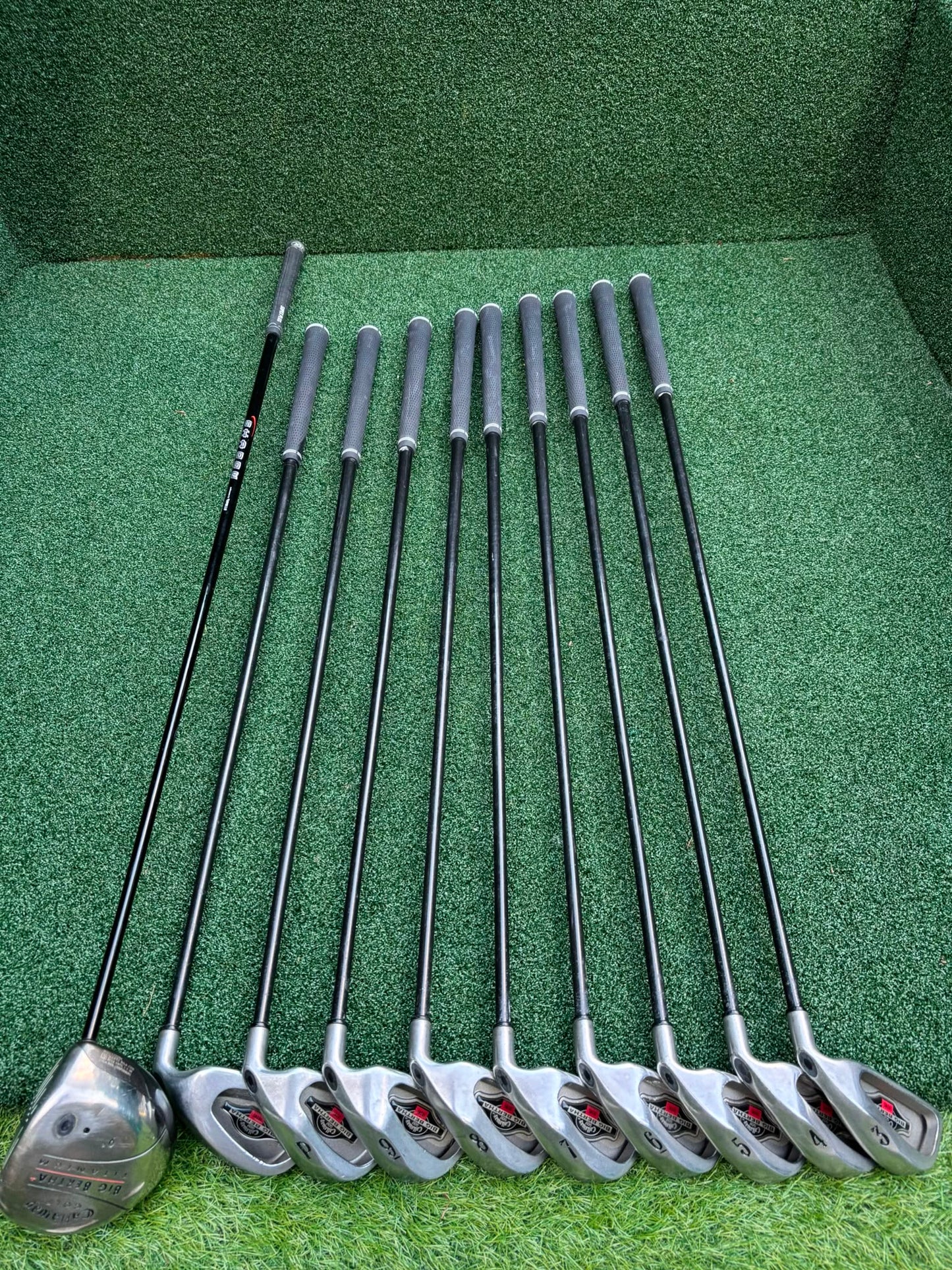 Callaway Big Bertha 3–SW Graphite Irons & Big Bertha Titanium Driver