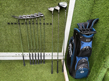 MacGregor CG-3000 Golf Set + XR2 Cart Bag – 10 Clubs - Bag Free P&P