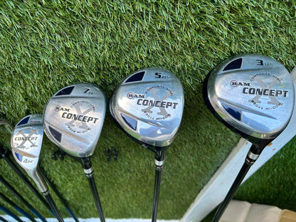 Unisex RAM Concept X Complete Golf Package – Ideal for Golfers 5’1”–5’7”