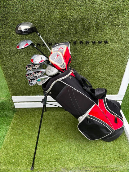 Jaxx RX II Complete Golf Set – Slazenger Panther Ti Driver, Woods, Wedge, Putter & Stand Bag