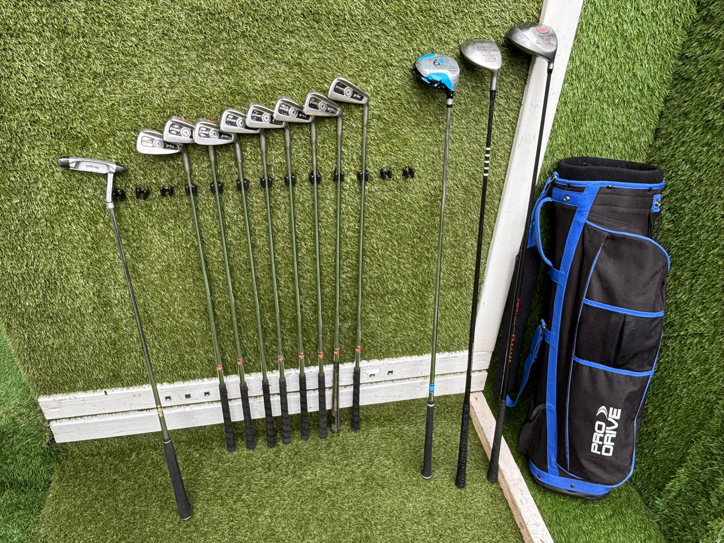 12 Club Complete Golf Set with Cavity-Back Irons & Stand Bag