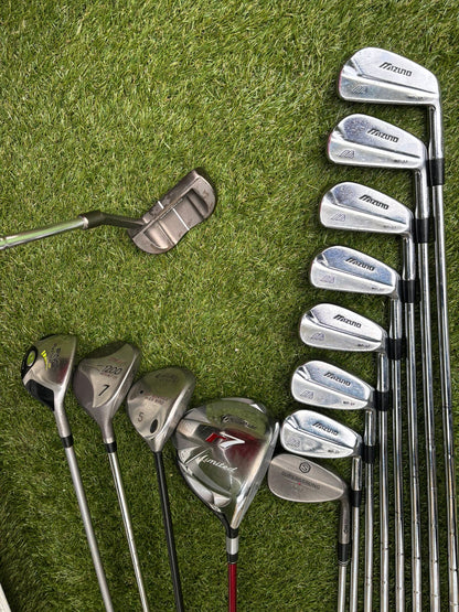 Mizuno MP-37 Forged Irons + PING Rapture Hybrid – Complete 13-Club Golf Set