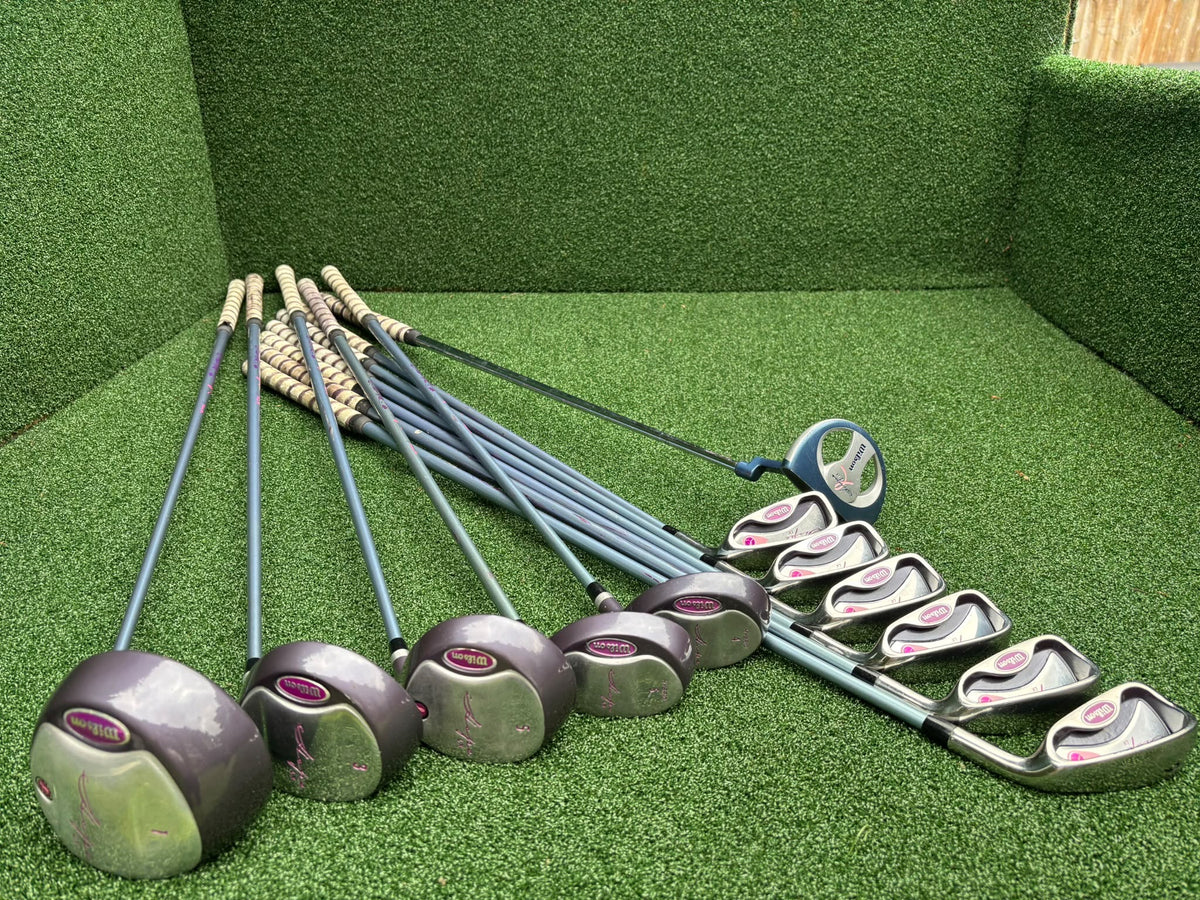 Wilson Hope LX Ladies Complete Golf Set – Matching Woods, Hybrids, 6–SW Irons, Putter & Wilson Bag