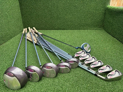 Wilson Hope LX Ladies Complete Golf Set – Matching Woods, Hybrids, 6–SW Irons, Putter & Wilson Bag