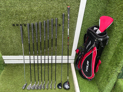 RAM X Concept Graphite Irons, Cobra SS 5 Wood & Dunlop Stand Bag Golf Set