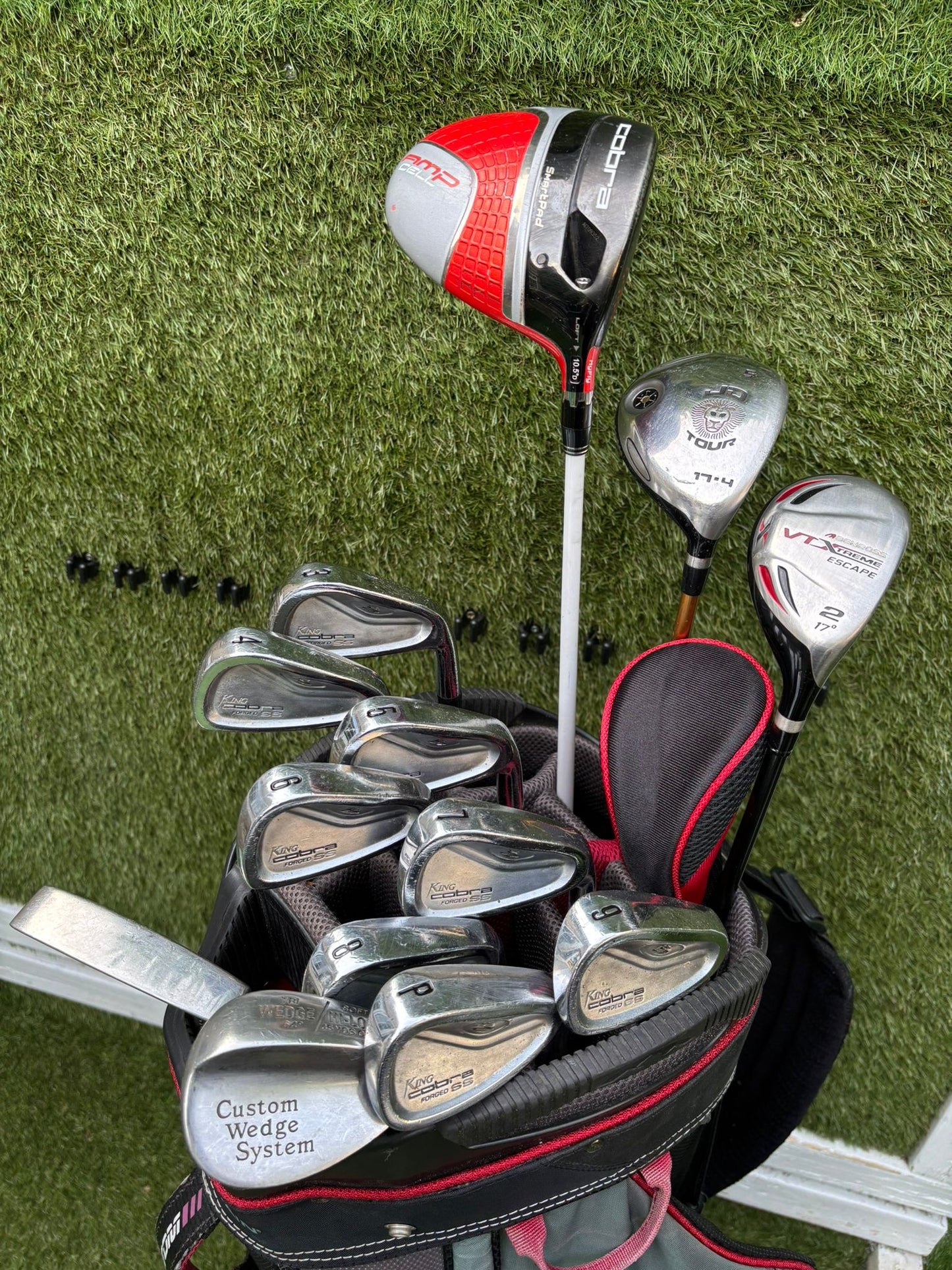 Cobra Forged SS Irons, Cobra AMP Cell Driver & Benross Escape Hybrid Golf Set