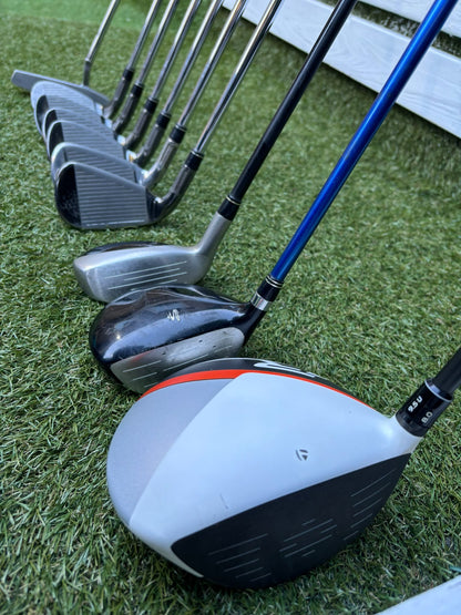 TaylorMade M2 6–SW Irons, R1 Driver, Cobra 3 Wood, Rescue Hybrid, PING Putter & TaylorMade Bag