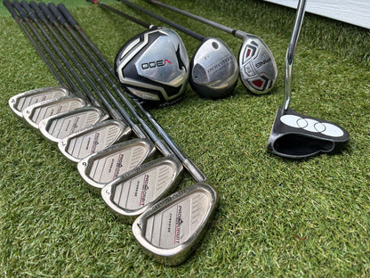 Left-Handed Complete Golf Set – Regal Pro Orbit Irons, PING i15 Hybrid, Callaway Steelhead III & Nike Stand Bag