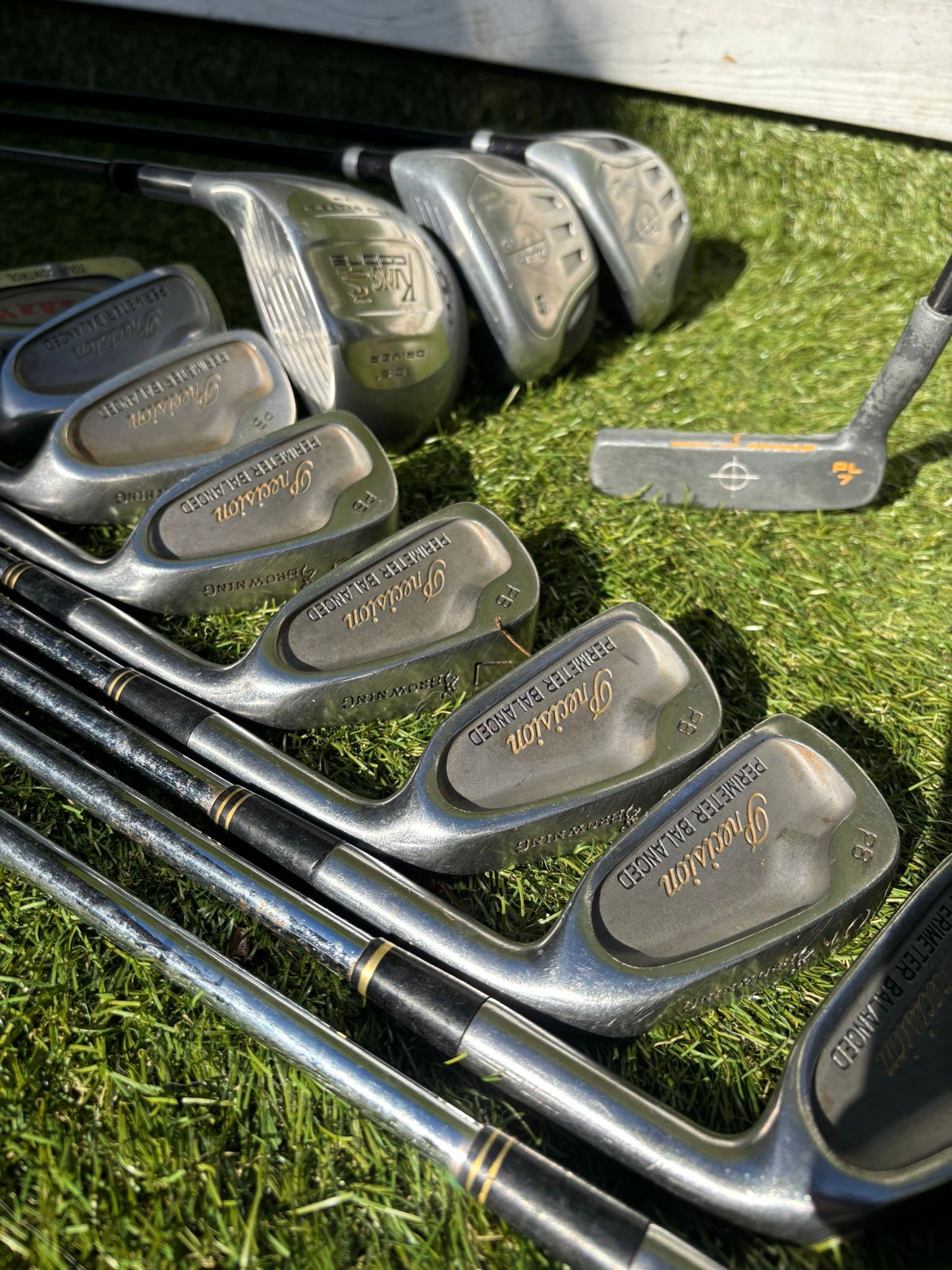 Browning 3–SW Irons + Cobra Driver + Dunlop 3 & 5 Wood + Ben Sayers Bag – 13 Clubs