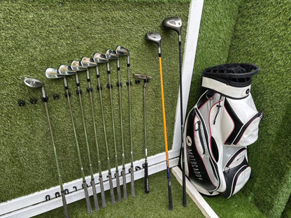 Titleist MB Forged 690 Full Golf Set + Vokey SM7 + Yes! Callie Putter + Motocaddy Leather Cart Bag £524.00