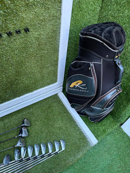 Walter Hagen Haig-Ultra 3–PW Golf Set – Hippo Driver, Wilson & Ben Sayers Woods, Wilson Putter & PowaKaddy Bag