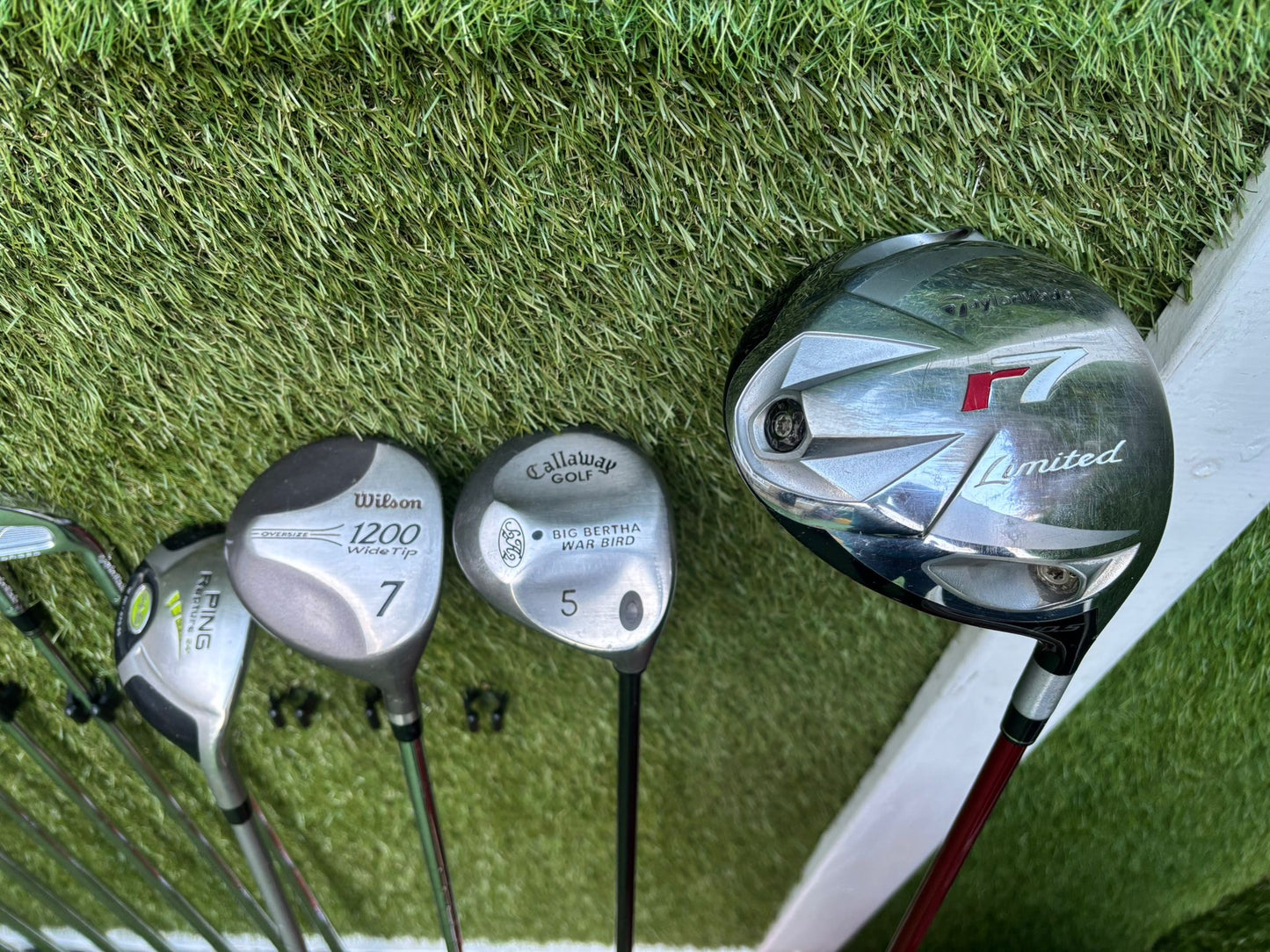 TaylorMade RAC Irons + R7 Driver + PING V2 12-Club RH