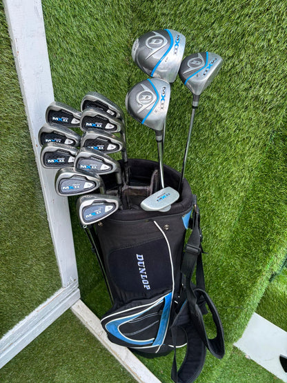 Complete Matching Dunlop MX II Golf Package Set with Stand Bag Free Delivery