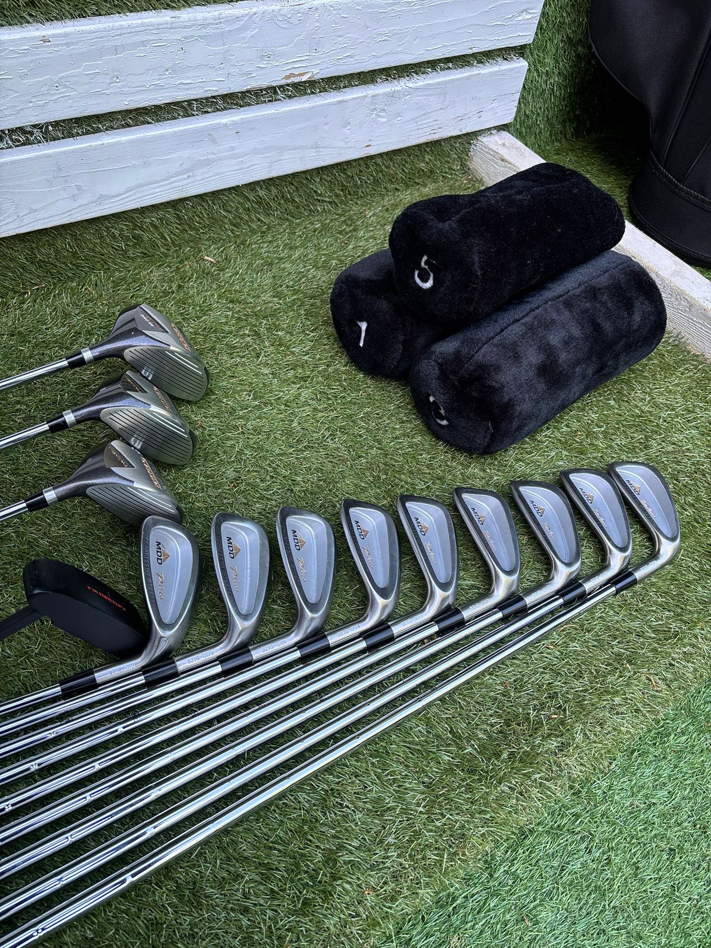 MDD Plus Full Golf Set 3–SW + Oversize Woods + New Proline Cart Bag