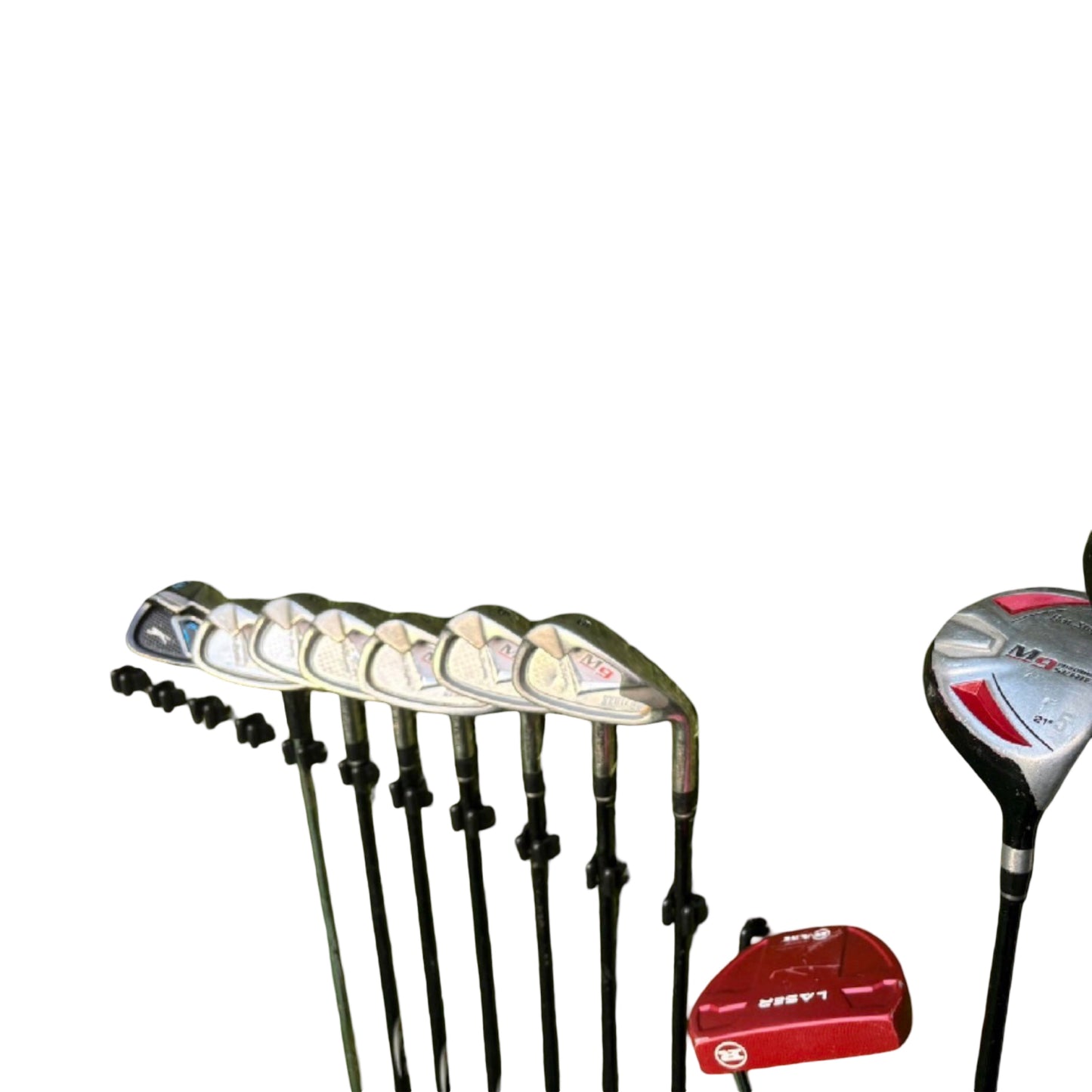 Ben Sayers M9 Graphite Golf Set includes premium graphite-shafted clubs, Cart bag & free delivery