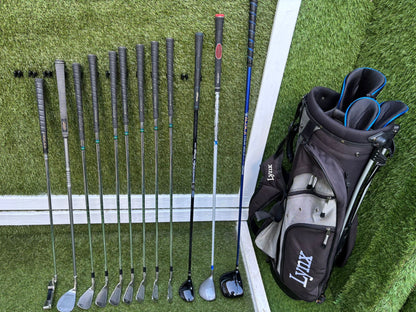 Jack Nicklaus Bear Iron Set + John Letters Driver + Woods + Bag – Full Starter Setup