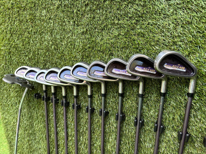 Yonex Super ADX 400 Ladies Golf Set with TaylorMade Burner Woods & PING Bag