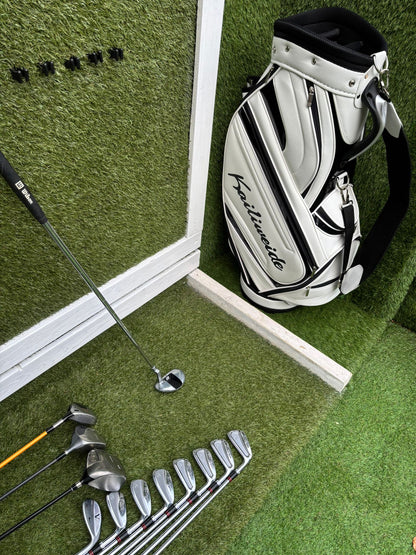 Ben Hogan Apex FTX Forged Irons (4–PW) + Titleist 3 Wood + Drivers + BRAND NEW Bag - Free P&P