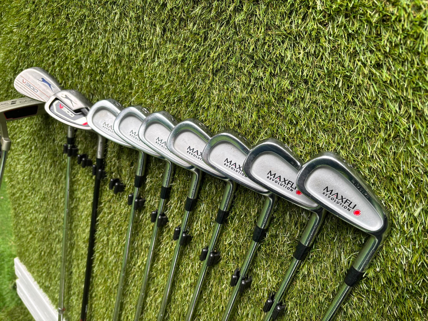 Maxfli Revolution Irons & Slazenger V300 Complete Golf Set