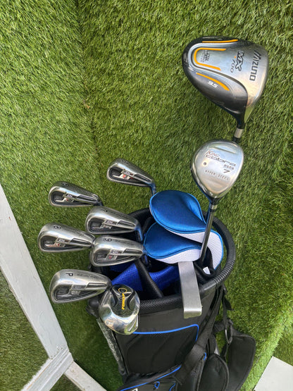 Wilson Staff Di11 Golf Set with Mizuno MX-700 Driver, Ping DSE Pengyo Putter & Cobra Stand Bag