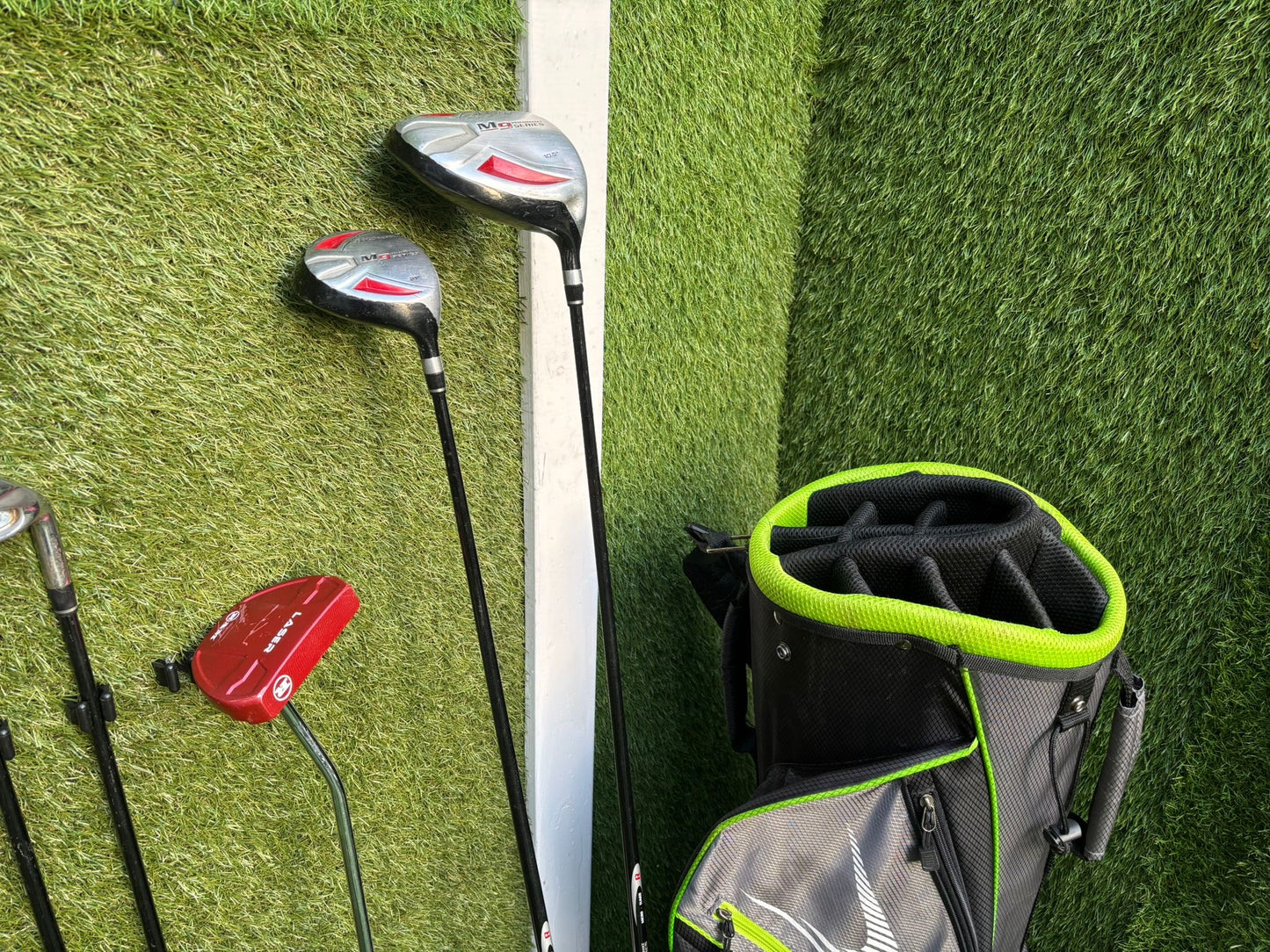 Ben Sayers M9 Full Graphite Golf Set + Forgan Bag + Matching Trolley