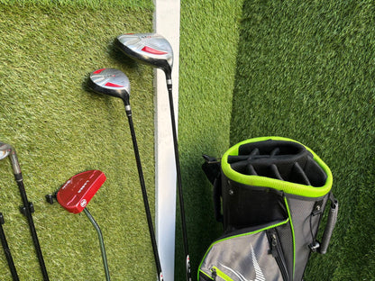 Ben Sayers M9 Full Graphite Golf Set + Forgan Bag + Matching Trolley